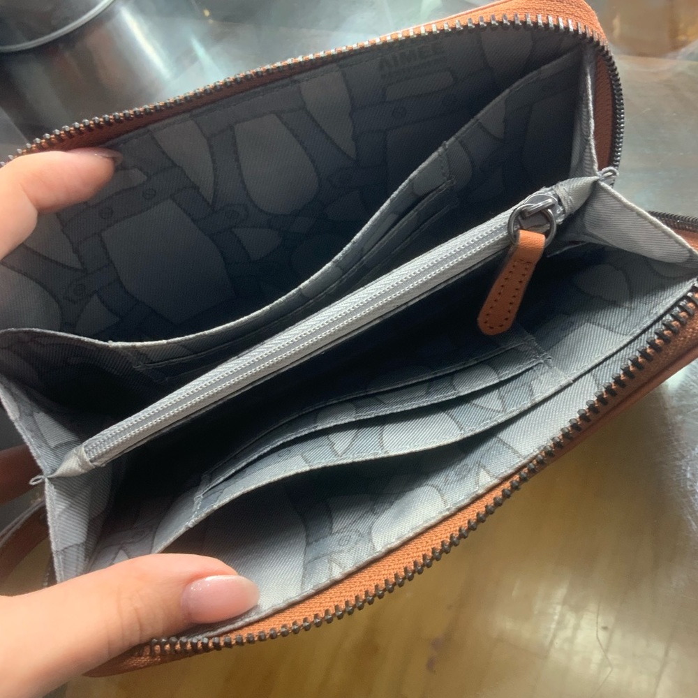 Aimee Kestenberg Zip Around Wallet In Rust - image 3